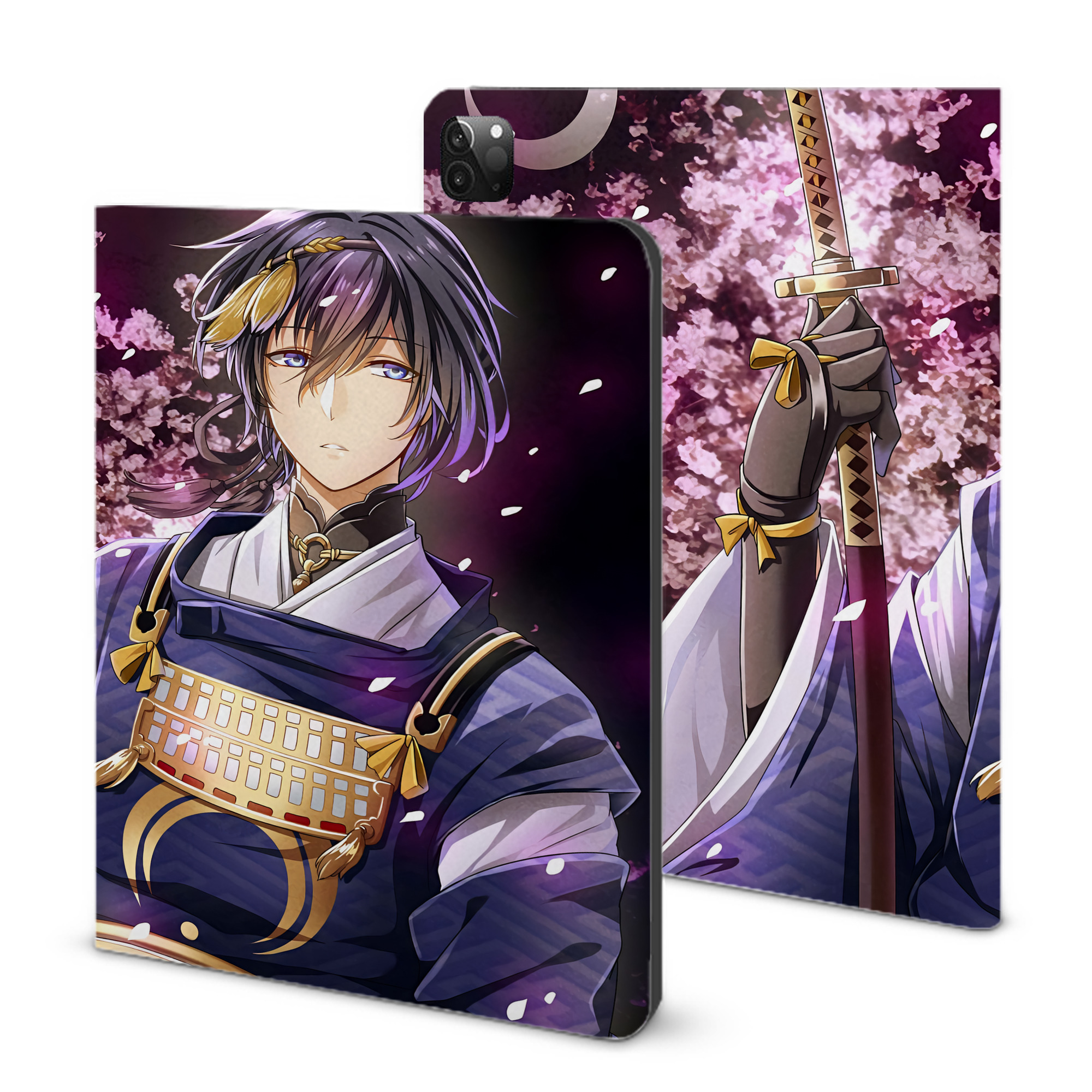 （画像用） 刀剣乱舞 Touken Ranbu IPadケース ペンホルダー付き ブックスタイルデザイン